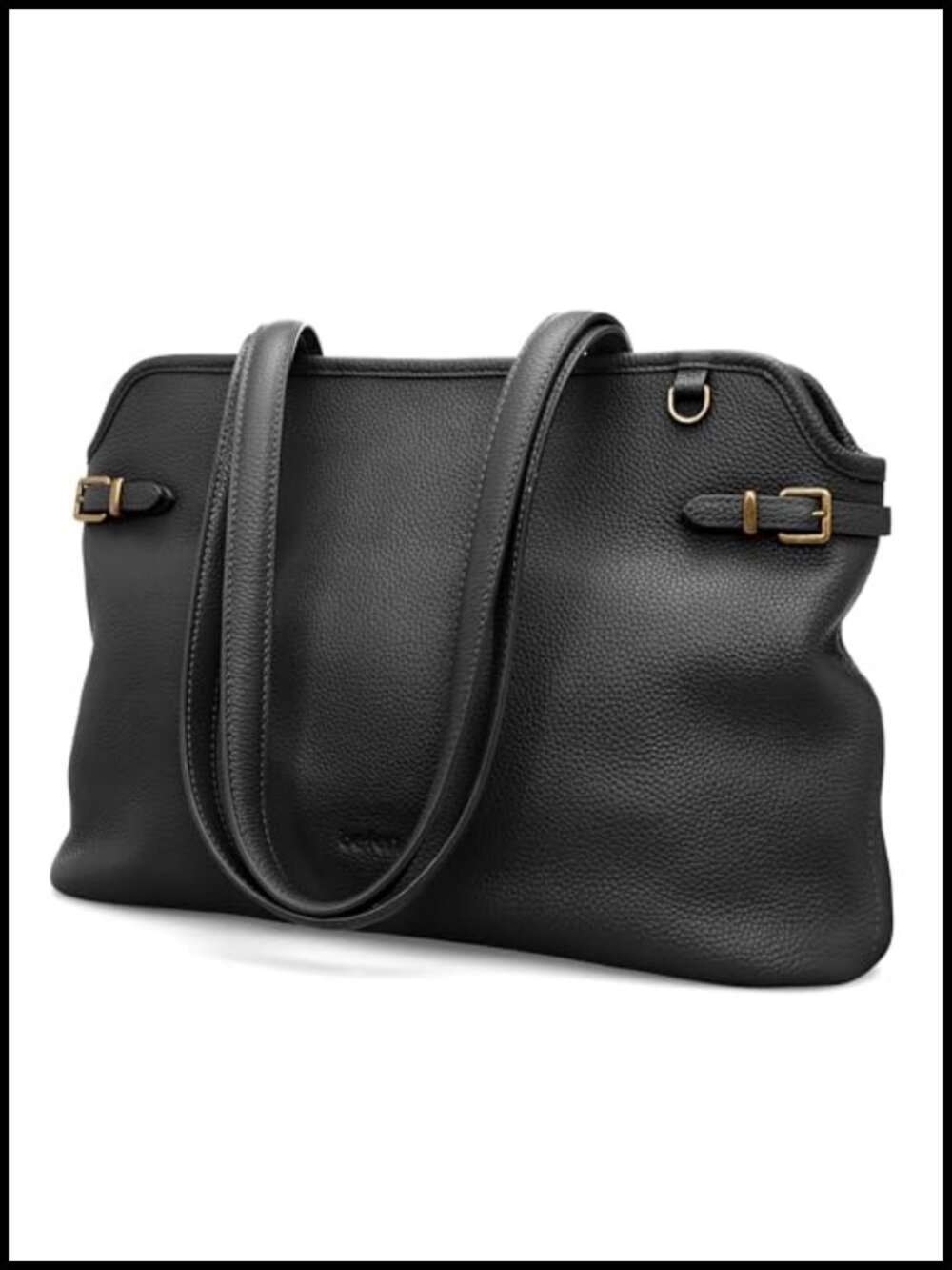 Genuine Leather Tote Bag Medium Soft Shoulder Handbag Vintage Satchel Purse for